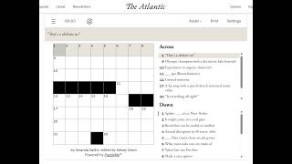 The Atlantic Crossword 2026