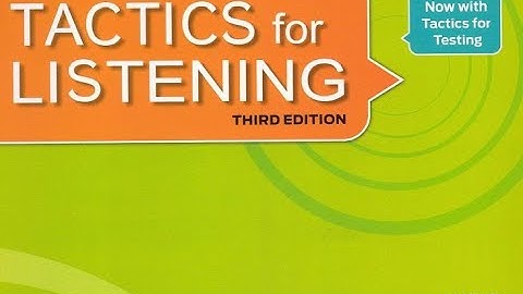 Tactics For Listening Basic - Unit 6 - Sub - Audio.
