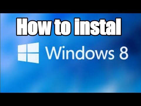 install windows 8 (operating system)how to install window 8 - YouTube