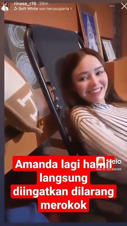 Amanda Manopo lagi hamil langsung diingatkan dilarang merokok