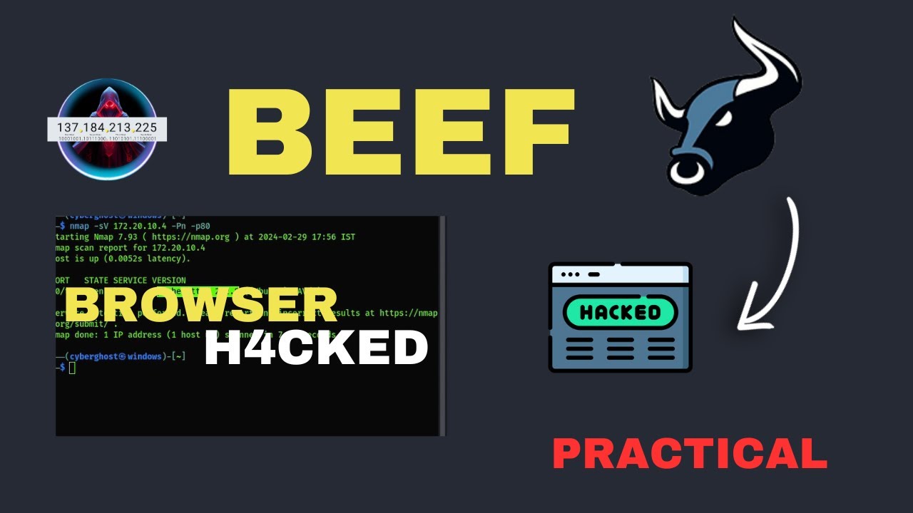 Beef Hacking Program Hack in just one click - Beef | Your Browser is Hooked | Hindi - YouTube