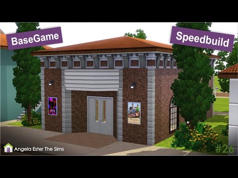 Speed Build Teatro e Cinema Monte Rubro no The sims 3 - Base Game Only / No CC