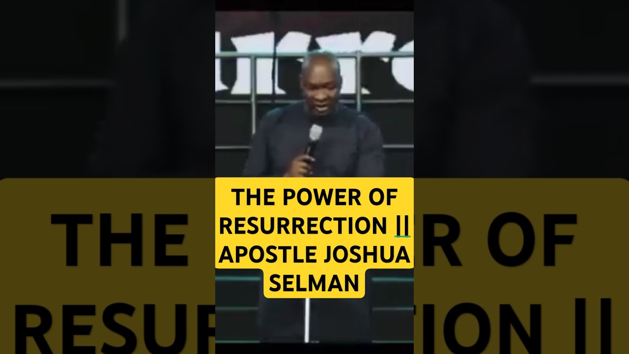 ⁣THE POWER OF RESURRECTION || APOSTLE JOSHUA SELMAN #APOSTLEJOSHUASELMAN #easter #power #resurrection