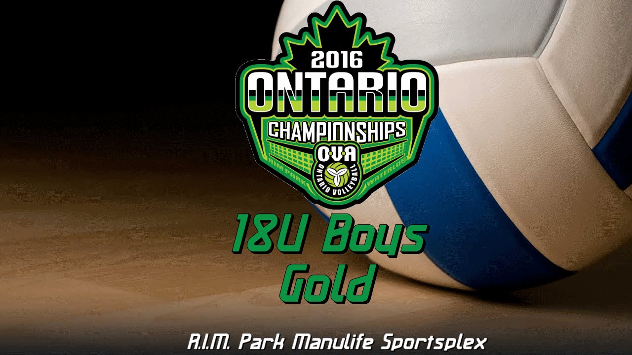 18U Boys Gold - Ontario Volleyball Championships