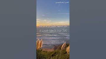 سورة الانبياء من  آية 45 إلى آية 47 بصوت الشيخ ياسر الدوسري♥♥