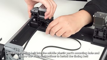 Adjust + replace the XY-axis timing belt