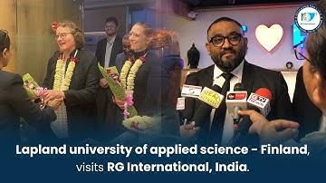 Lapland University of Applied Science- Finland visits RG International, India