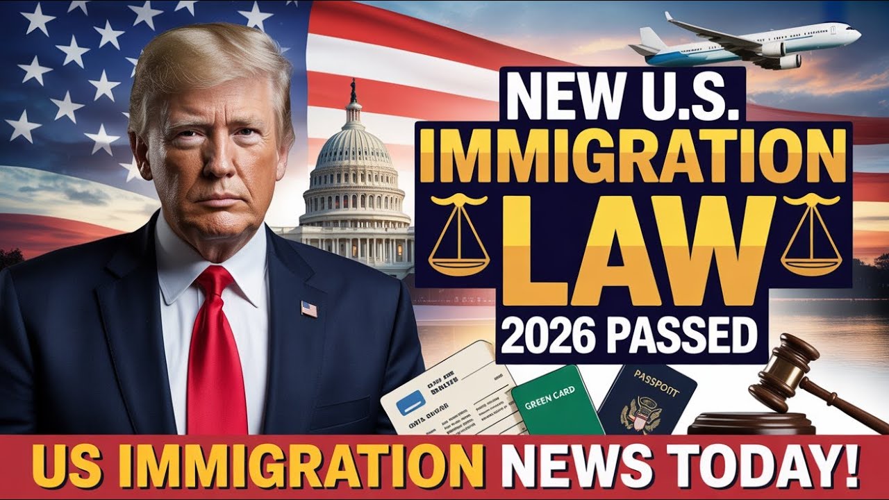 🚨 New U.S. Immigration Law 2026 | What Green Card Holders Must Know Now