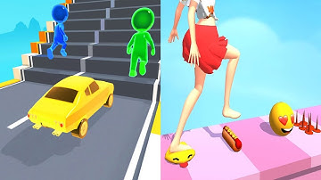 Shape shifting VS ASMR Tippy Toe - All Level Gameplay Walkthrough Android iOS Ep8