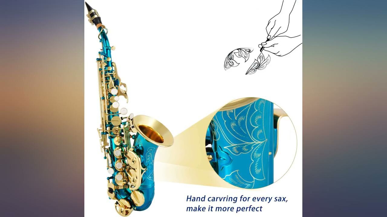 Eastern Music Pro Utilise Un Saxophone Soprano Incurvé En Laiton