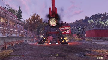 Launching The Red Rocket Mega-Sign - Fallout 76