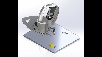 Robot Pick & Place Simulation with SolidWorks Mate Controller (Part 3)