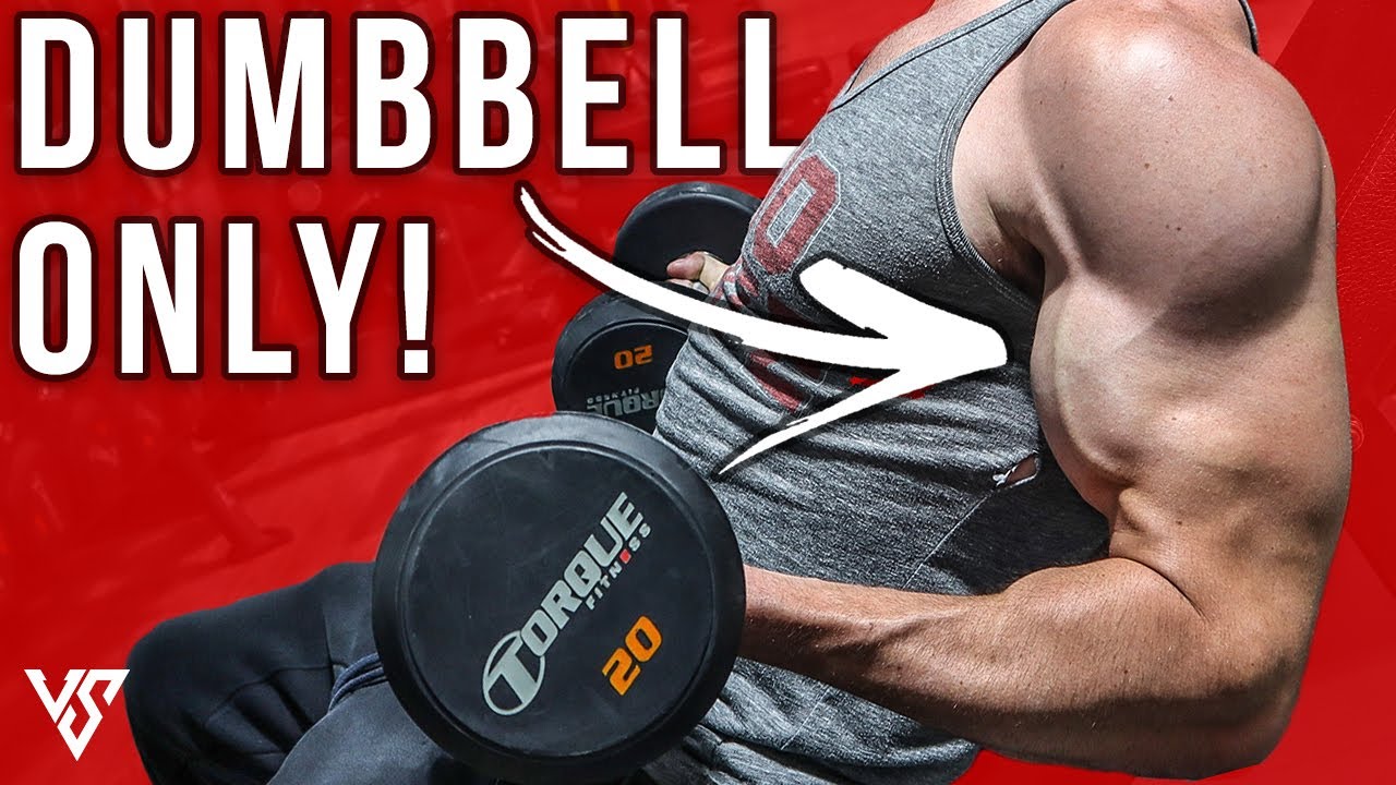 Full Arm Workout in 20 Minutes Using Dumbbells ONLY!