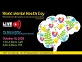 Live Stream: ICDAY Virtual Event l World Mental Health Day 2020