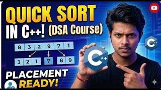 Quick Sort Explained Simply | Step-by-Step Divide & Conquer Algorithm Tutorial