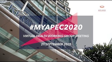 #MYAPEC2020 - Virtual Health Working Group Meeting