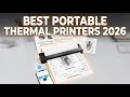 Best Portable Thermal Printers 2026: Top 6 Inkless Models for Travel & Work