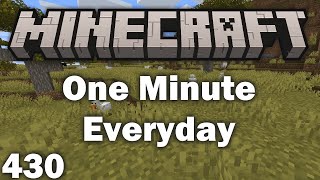 Playing Minecraft for 1 Minute Everyday - Day 430