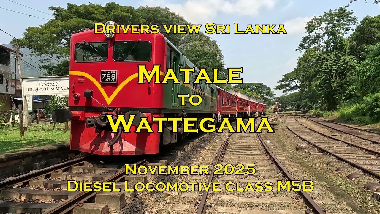 Drivers view Sri Lanka, Matale to Wattegama, Nov 2025