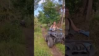 Lady day.    atv( quad) trip jungle Nusa Penida