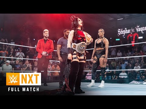 FULL MATCH: Stephanie Vaquer vs. Jaida Parker | NXT Women’s Title Match: NXT, March 25, 2025