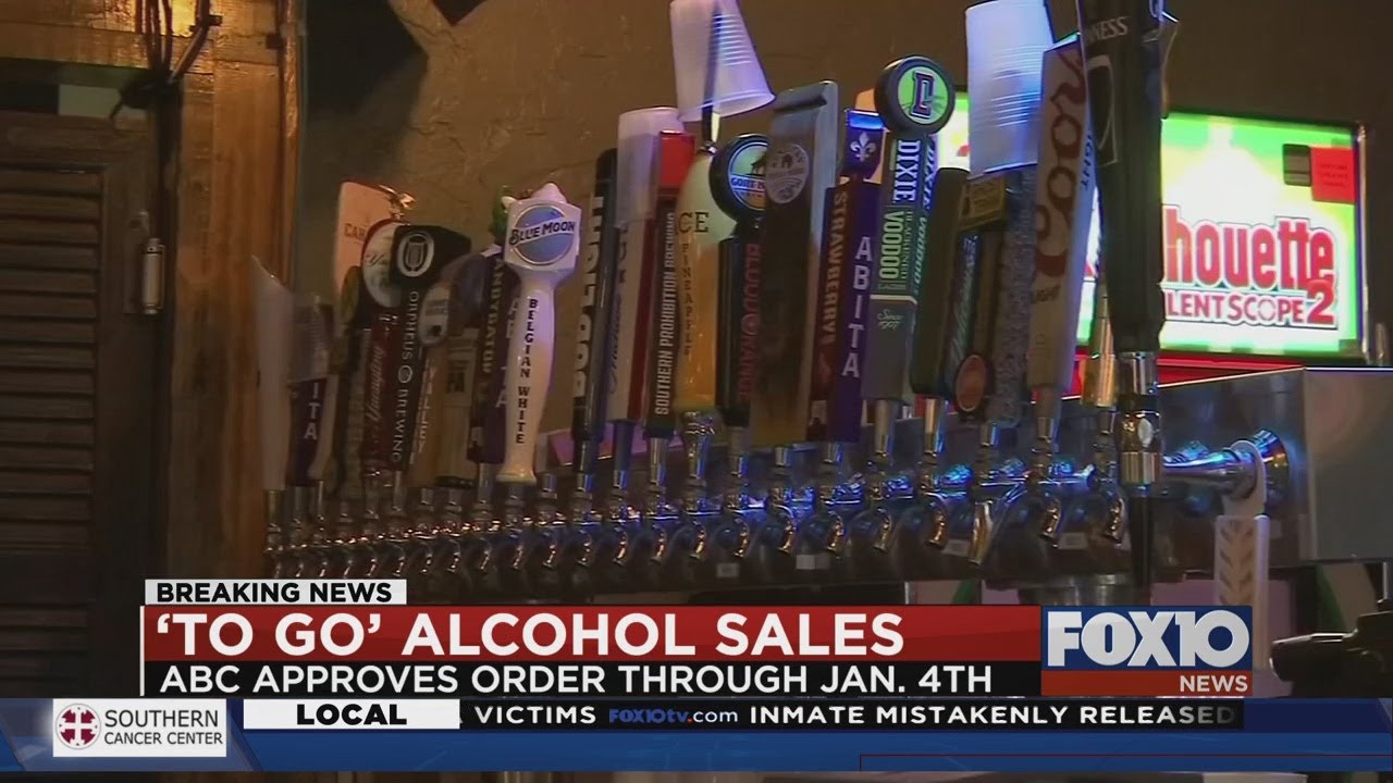 Alabama allows businesses to resume sales of alcohol to go YouTube