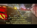 LAFD: Third Street Fire in Downtown Los Angeles | June 8, 2021
