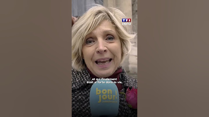 Évelyne Dhéliat rend hommage à Catherine Laborde dont les obsèques ont eu lieu ce jeudi