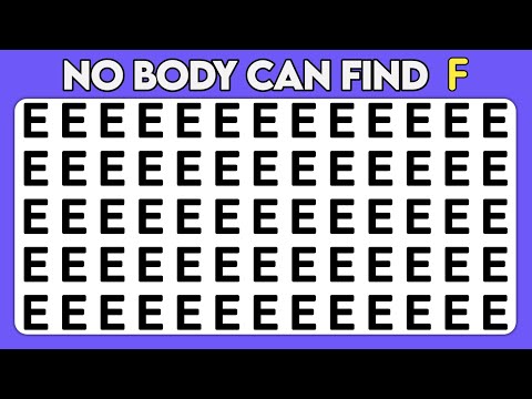 Find the Odd One Out | Test Your Observation Skills Vision | Number and Letter Master Edition