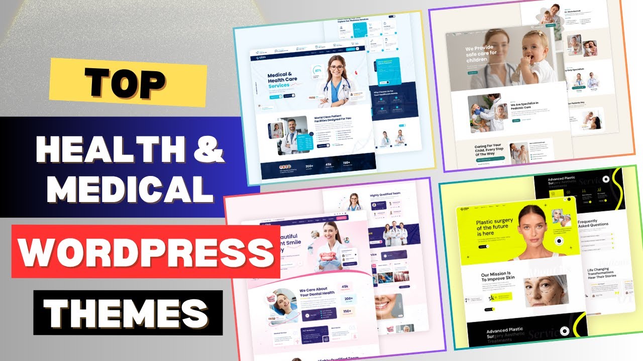 Best Health & Medical WordPress Themes. How to Create a Hospital Medical Health WordPress Website