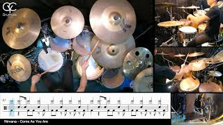 Come As You Are - Nirvana / Drum Cover By CYC (@cycdrumusic ) score & sheet music