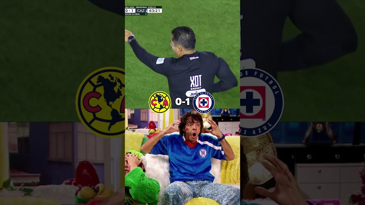 ¡NO PODÍA FALTAR! Ludovico reaccionando a la remontada del América