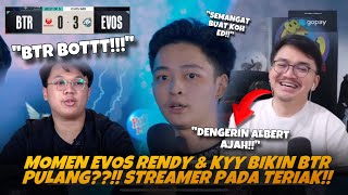 BTR BOT⁉️ EVOS TURNS THE TICKET || RENDY & KYY BECOME THE SAVIORS IN THE SECOND MATCH😱
