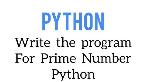 Prime number program in Python | Top Python Interview Question | #python #interview  #trending #exam