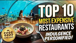 $2,000 for ONE Meal?! The World's Top 10 Most Luxurious Restaurants 🥂