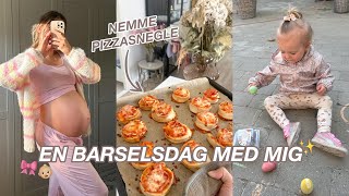 EN BARSELSDAG MED MIG: ammekursus, NEMME pizzasnegle og flere forberedelser inden baby