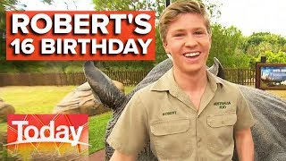 Robert Irwin celebrates turning sixteen | Today Show Australia