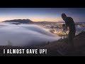 I ALMOST GAVE UP | Landscape Photography Adventure Above The Fog