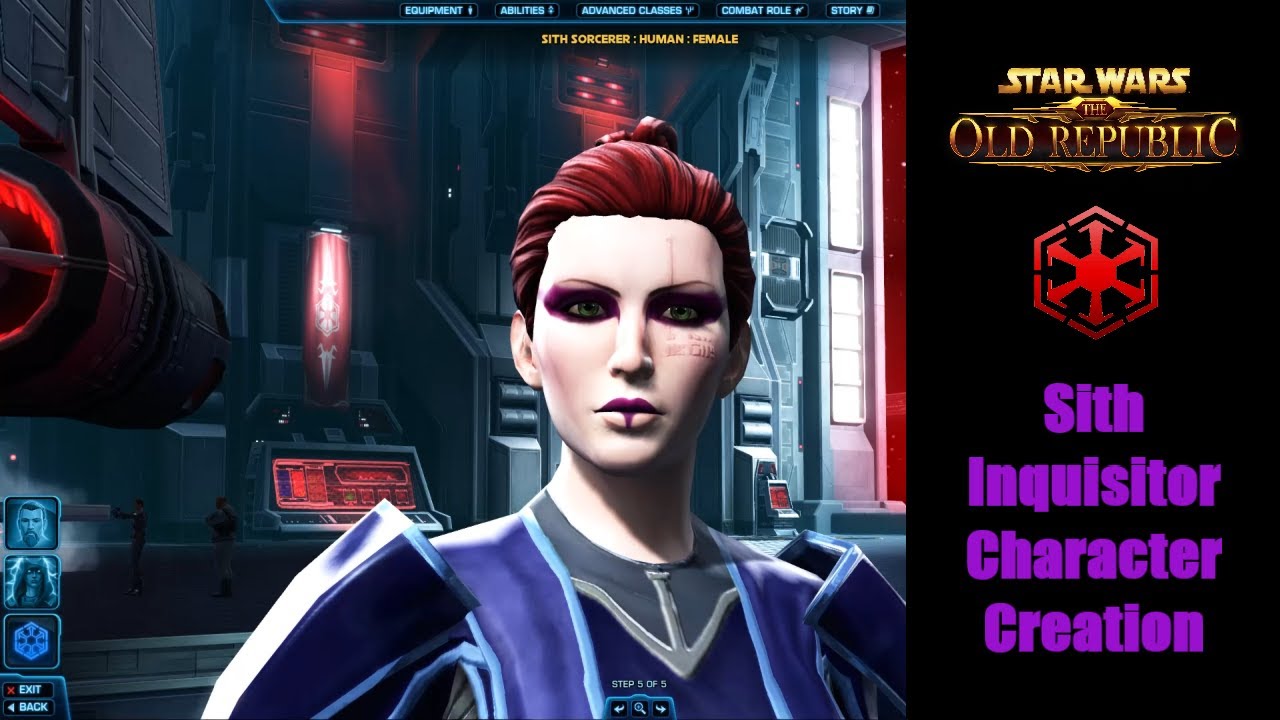 swtor female sith warrior