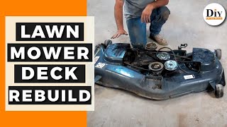 Lawn Mower Deck Rebuild | How to Rebuild Lawn Mower Deck
Our riding lawn mower deck was loose and rattling! Ross shows you how to rebuild your riding lawn mower deck - the pulleys and spindles. The lawn mower sounds much better now!
Lawn mower deck rebuild
Rebuild Kit: https://amzn.to/44yppFo
#lawnmower #diyonthehouse #ridinglawnmower
AMAZON: https://amzn.to/3EXahEw
KNITPICKS YARN: https://bit.ly/knitpicks_yarn
Instagram: https://www.instagram.com/diyonthehouse/
Facebook: https://www.facebook.com/diyonthehouse/
Website: https://diyonthehouse.com/
Merchandise: https://teespring.com/stores/diy-on-the-house
PLEASE SUBSCRIBE! We truly appreciate it!
https://www.youtube.com/diyonthehouse
Riding Lawn Mower Deck Repair | Rebuild Lawn Mower Deck
Need help with the riding lawn mower deck removal or a riding lawn mower deck repair. This video rebuild lawn mower deck and show replace pulley and spindle - this is a great mower deck repair that will save you money.
DISCLAIMER: This video and description contain affiliate links, which means that if you click on one of the product links, I’ll receive a small commission. This payment helps support the channel and allows us to continue to make videos like this. Thank you for your support! Lawn Mower Deck Rebuild | How to Rebuild Lawn Mower Deck