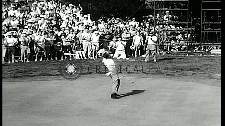 Bobby Nichols wins PGA Golf title in Ohio. HD Stoc...