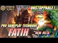 Fatih Pro Gameplay NEW META HERO - Strong & Insane Damage 💯% BROKEN | Honor of Kings (HOK)