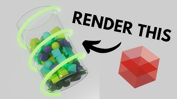 Render This Abstract Scene With REDSHIFT | Cinema 4D For Beginners