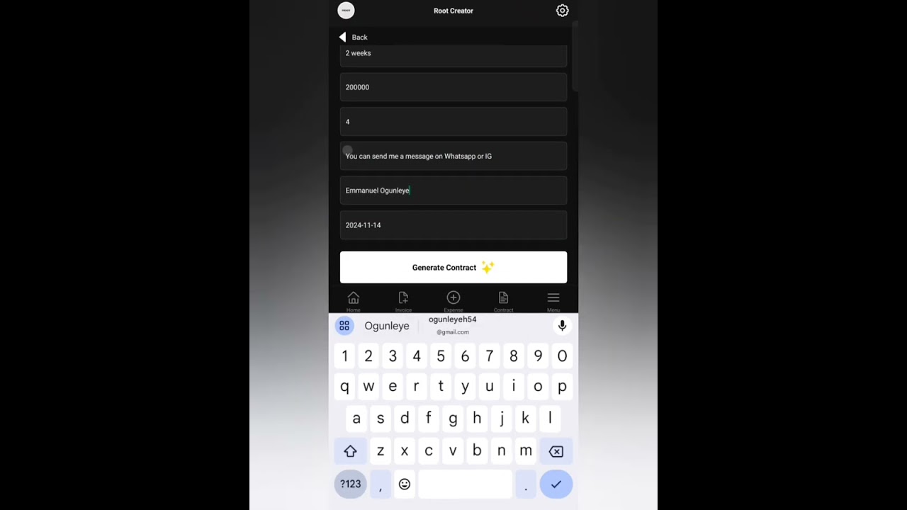 Create Freelance Contracts for FREE in Seconds with AI! 🚀 | Root Creator App 