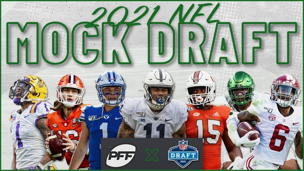 Download FULL First Round 2021 NFL Mock Draft | George & Eric's Analytics Mock | PFF | Win Big Sports
