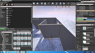 (3) Unreal Engine 4 (UE4) Marketplace Modular Home Quick Kit - Interior Wall Setup