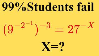 A nice exponential equation ll find the value of x ll #exponentialequation #maths #math olympiod II