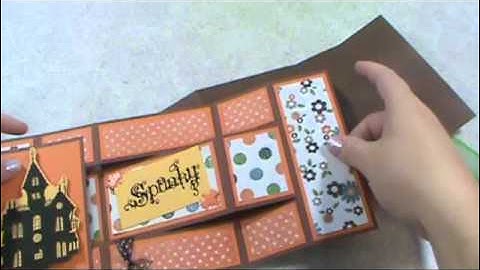 How to create a tri-shutter card