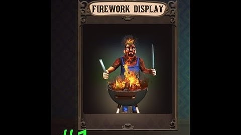 Scary Stranger 3D FIREWORK DISPLAY#1