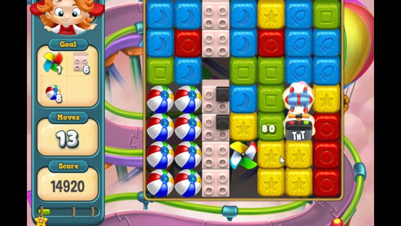 Toy Blast, level 296, no boosters 😈